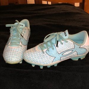 Used youth UA soccer cleats